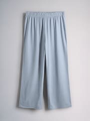 The Set 3 Pack Cotton Short Sleeve Long Leg Pyjama Sets Blue/White/Stripe - Image 5 of 7