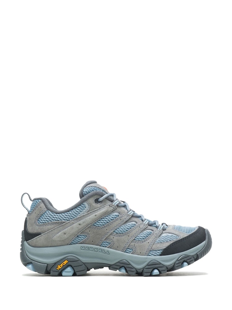Merrell Grey Moab 3 Hiking Shoes - Image 2 of 4 Merrell Grey Moab 3 Hiking Shoes - Image 2 of 4