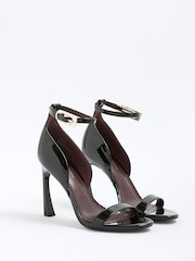 River Island Black Closed Back Banana Heel Sandals - Image 2 of 5