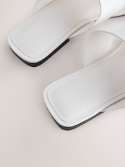 White Forever Comfort® Toe Thong Sandals - Image 9 of 9
