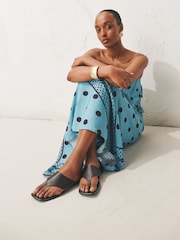 Chocolate Brown Forever Comfort® Toe Thong Sandals - Image 2 of 11