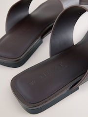 Chocolate Brown Forever Comfort® Toe Thong Sandals - Image 9 of 11
