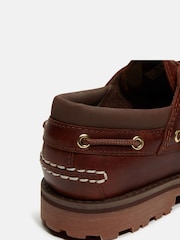 Timberland Brown Authentic Boat Shoe - Image 6 of 8