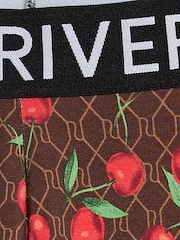 River Island Brown Monogram Cherry Leggings - Image 3 of 4