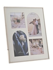 Widdop Silver Amore Collage Photo Frame With 4 x Arch Mounts - Image 3 of 4