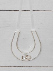 Widdop Silver Amore Horseshoe in Gift Box - Image 3 of 5