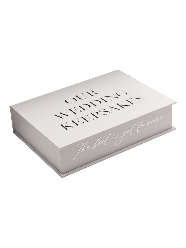 Widdop Grey Amore Wedding Memories Box - Image 2 of 6