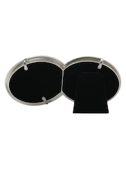 Widdop Silver Amore Silverplated Frame with Crystal Double Rings 2 - Image 3 of 4