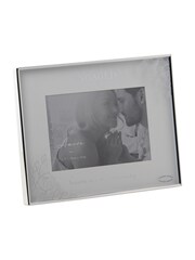 Widdop Silver Foil Floral Print Detail Frame 7 x 5 - Image 2 of 5