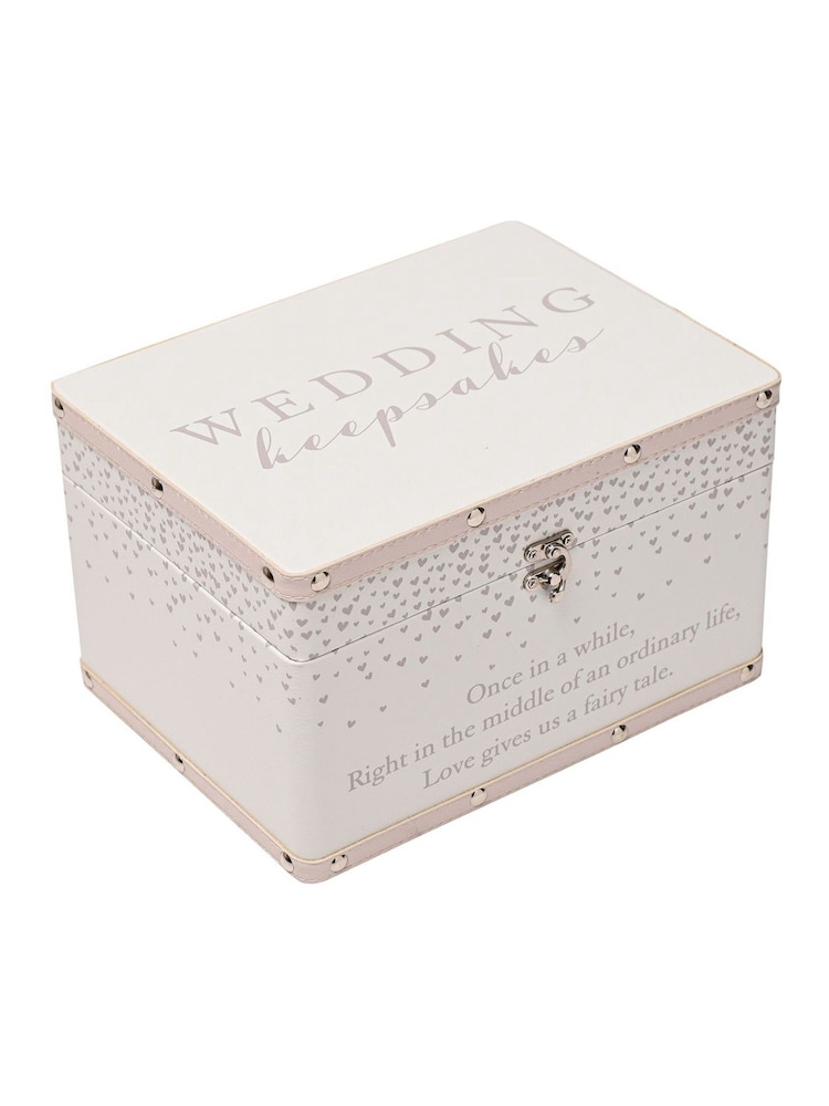 Widdop Ivory Medium Amore Wedding Keepsakes Luggage Box - Image 1 of 4 Widdop Ivory Medium Amore Wedding Keepsakes Luggage Box - Image 1 of 4