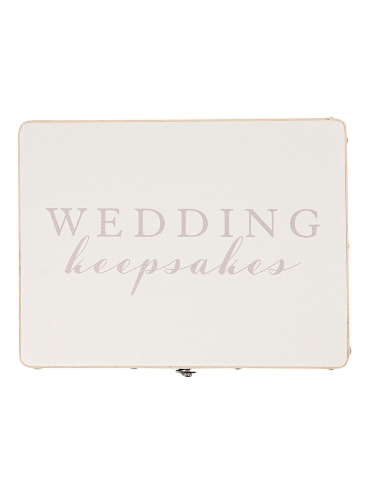 Widdop Ivory Medium Amore Wedding Keepsakes Luggage Box - Image 4 of 4 Widdop Ivory Medium Amore Wedding Keepsakes Luggage Box - Image 4 of 4