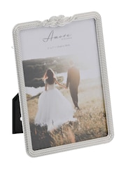 Widdop Silver Amore Infinity 3D Knot Frame  5 x 7 - Image 1 of 5