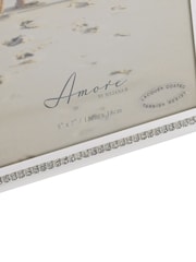 Widdop Silver Amore Sparkle Border Photo Frame 5" x 7 - Image 4 of 5