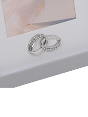 Widdop Grey Amore Photo Frame with Rings Icon 4" x 6 - Image 3 of 5