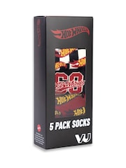 Vanilla Underground Red Calf Socks Set of 5 - Image 2 of 6