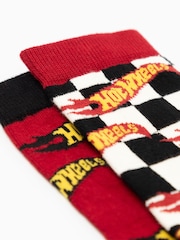 Vanilla Underground Red Calf Socks Set of 5 - Image 6 of 6