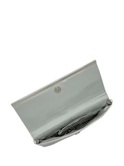 Lotus Silver Clutch Handbag - Image 3 of 4