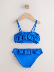 Cobalt Blue Frill Bikini (3-16yrs) - Image 2 of 4