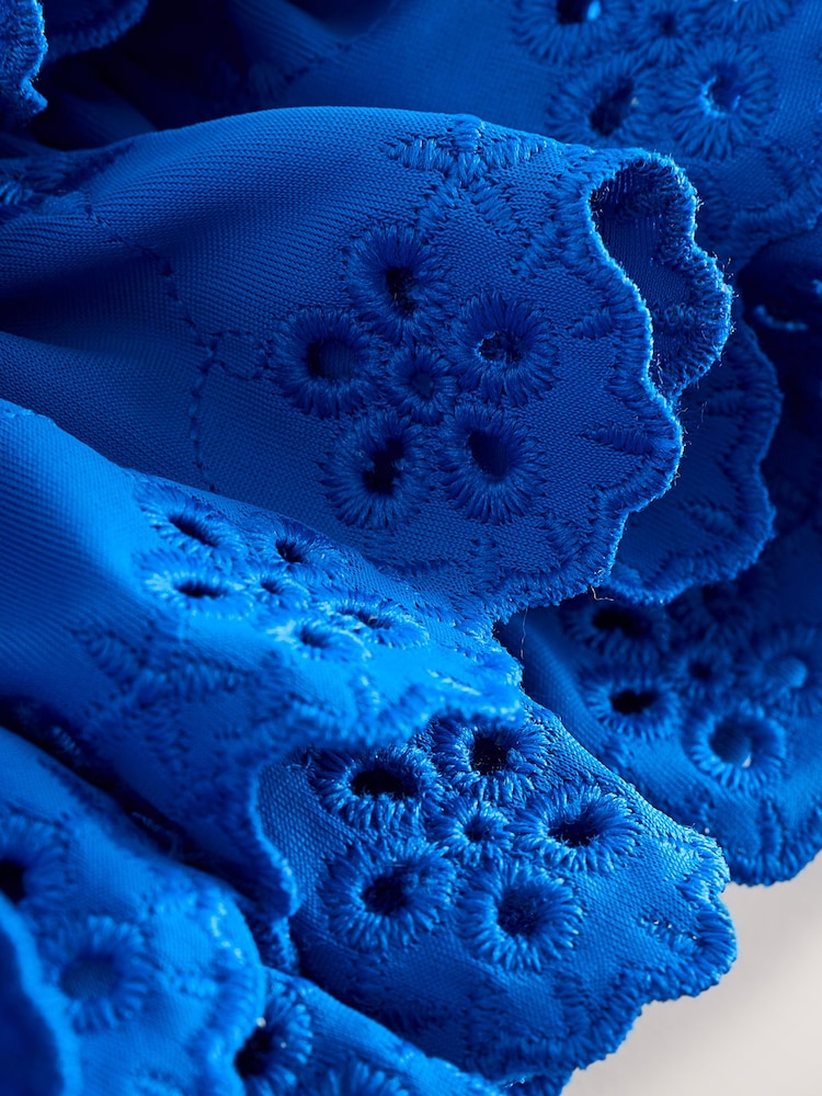 Cobalt Blue Frill Bikini (3-16yrs) - Image 4 of 4