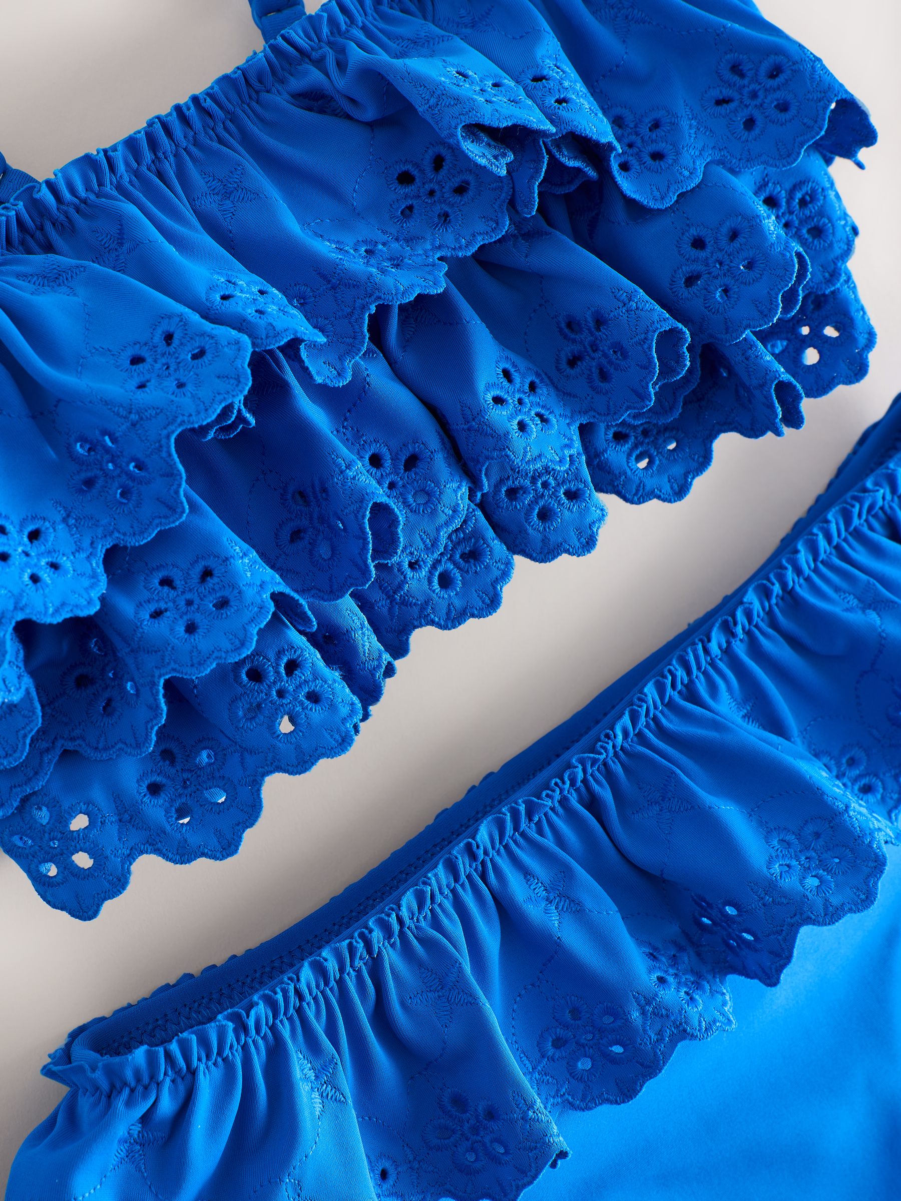 Buy Cobalt Blue Frill Bikini (3-16yrs) from Next USA