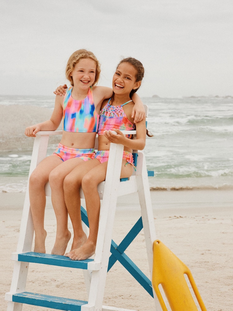 Multi Tie Dye Macrame - بيكيني مكرمية (3-16من عمر سنة إلى سنتين) - صورة 2 من 5