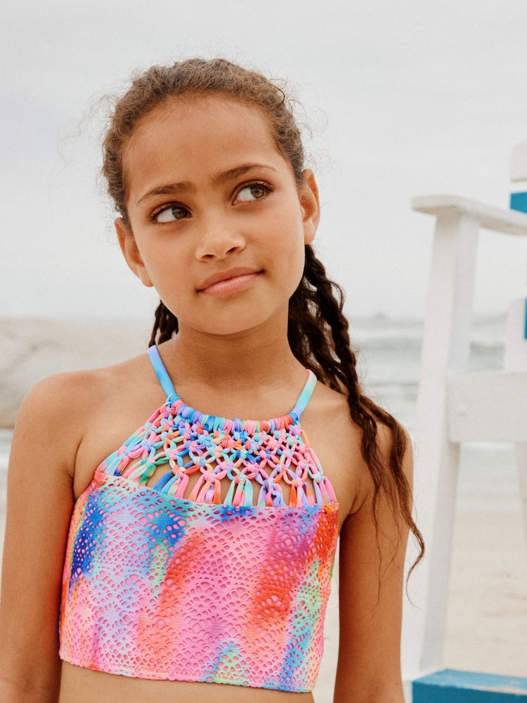 Multi Tie Dye Macrame - بيكيني مكرمية (3-16من عمر سنة إلى سنتين) - صورة 5 من 5