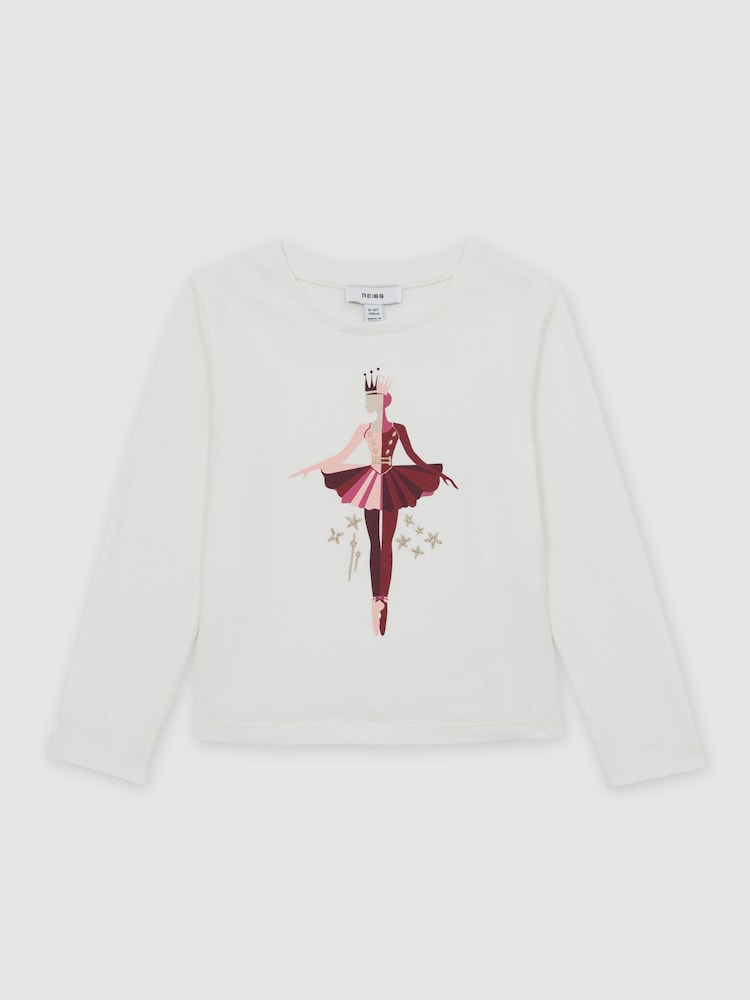 Reiss Ivory Anastasia T-Shirt - Image 2 of 5 Reiss Ivory Anastasia T-Shirt - Image 2 of 5