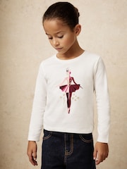 Reiss Ivory Anastasia T-Shirt - Image 3 of 5