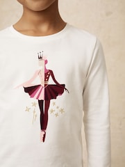 Reiss Ivory Anastasia T-Shirt - Image 4 of 5