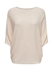 JDY White Knitted Batwing Jumper - Image 4 of 5