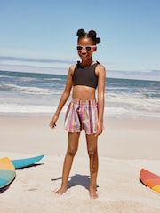 Multi Rainbow Stripe - Пляж шорты (3-16жыл) - 7ичинен 2 сүрөт