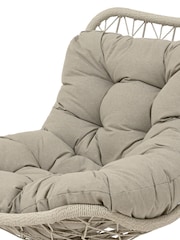 Outdoor Living Grey Medellin Wicker Swivel Garden Chair - Image 3 of 3
