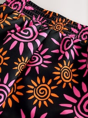 Black/Pink Sun Beach Shorts (3-16yrs) - Image 6 of 7