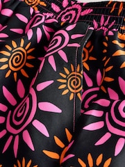 Black/Pink Sun Beach Shorts (3-16yrs) - Image 7 of 7