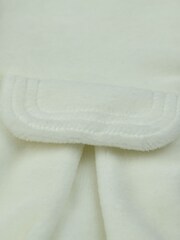 Emile Et Rose Cream Roseanna Luxurious Velour Padded Coat With Pleated Full Skirt and Beret - Image 7 of 7