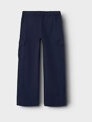 Name It Blue Straight Leg Cargo Trousers - Image 2 of 4