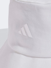 adidas White/Black 3 Stripe Bucket Hat - Image 3 of 4