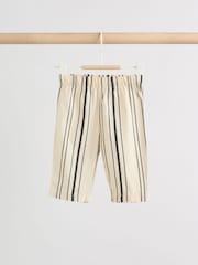 कालो/सेतो पट्टी - Baby Woven Top and Trousers Set 2 Piece (0mths-2yrs) - 13मध्ये 5 तस्बिर