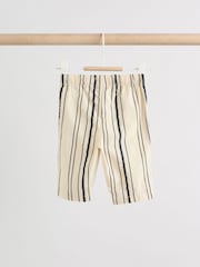 कालो/सेतो पट्टी - Baby Woven Top and Trousers Set 2 Piece (0mths-2yrs) - 13मध्ये 6 तस्बिर