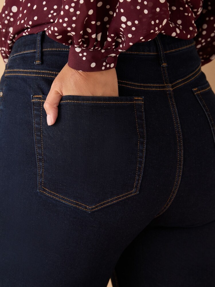 Live Unlimited Blue Denim Straight Leg Jeans - Image 2 of 3 Live Unlimited Blue Denim Straight Leg Jeans - Image 2 of 3