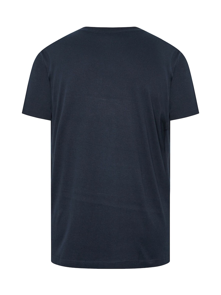 BadRhino Big & Tall Blue Ironrhino Rest Day T-Shirt - Image 6 of 6 BadRhino Big & Tall Blue Ironrhino Rest Day T-Shirt - Image 6 of 6