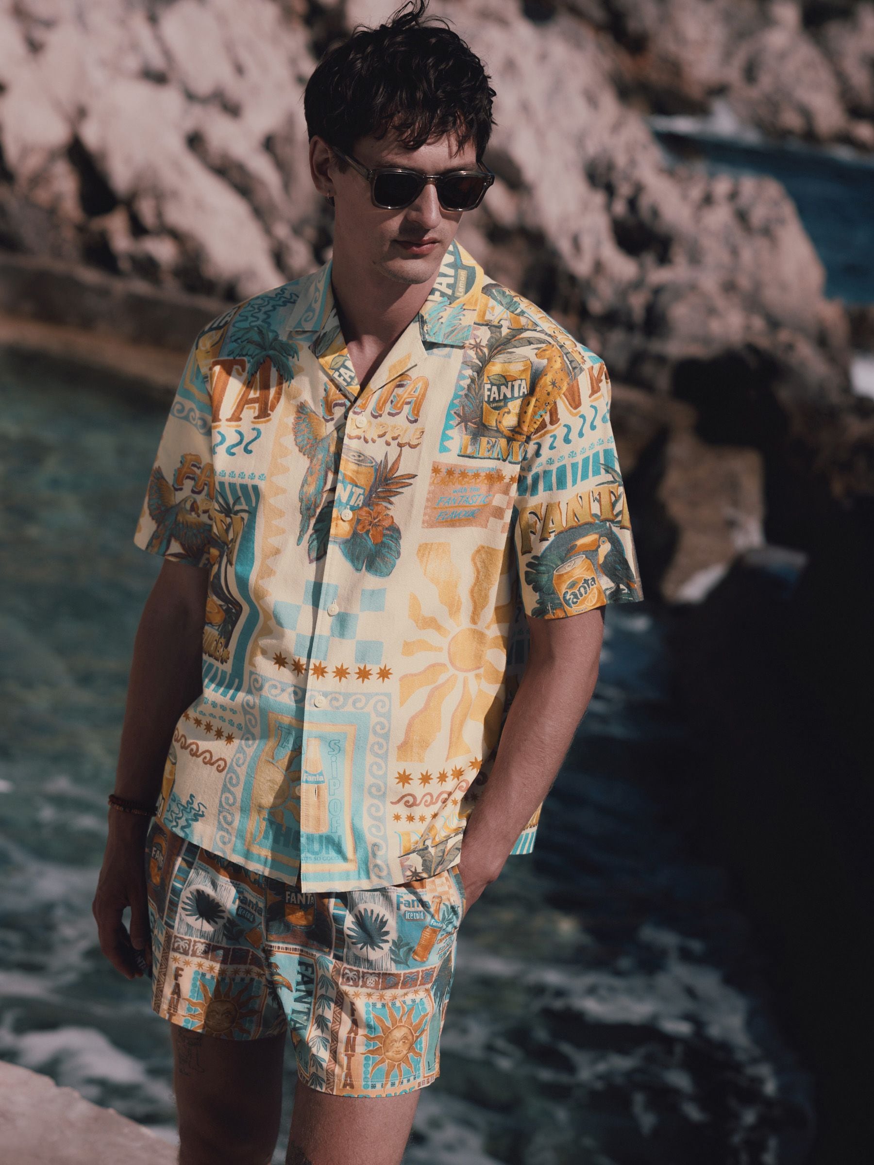 Buy Multi Fanta Print Short Sleeve Shirt from Next Romania
