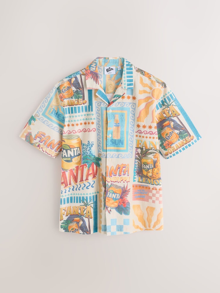 Multi Fanta Print Short Sleeve Shirt - Image 1 of 3