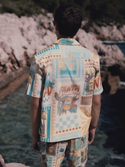 Multi Fanta Print Short Sleeve Shirt - Image 4 of 8