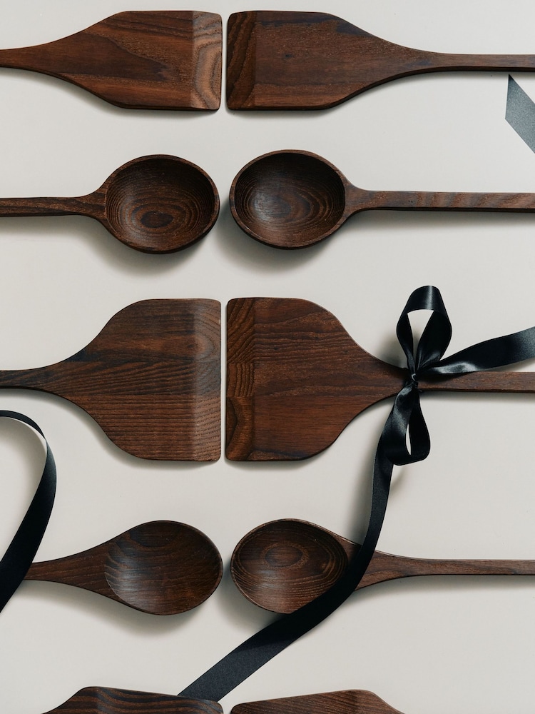 Serax Set of 5 Brown Pure Kitchen Utensils - Image 1 of 6