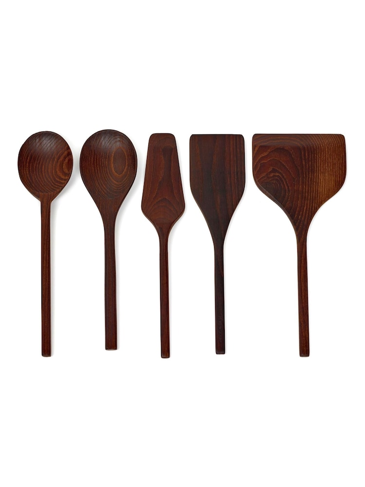 Serax Set of 5 Brown Pure Kitchen Utensils - Image 6 of 6