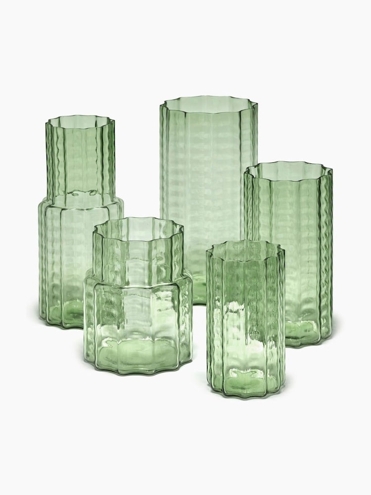 Serax Green No.5 Waves Vase - Image 4 of 4