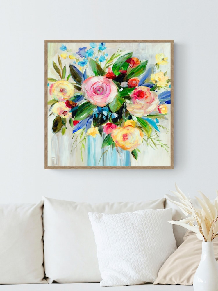 Artko Birch Rose Bunch By Asia Jenson Framed Art - Image 1 of 3