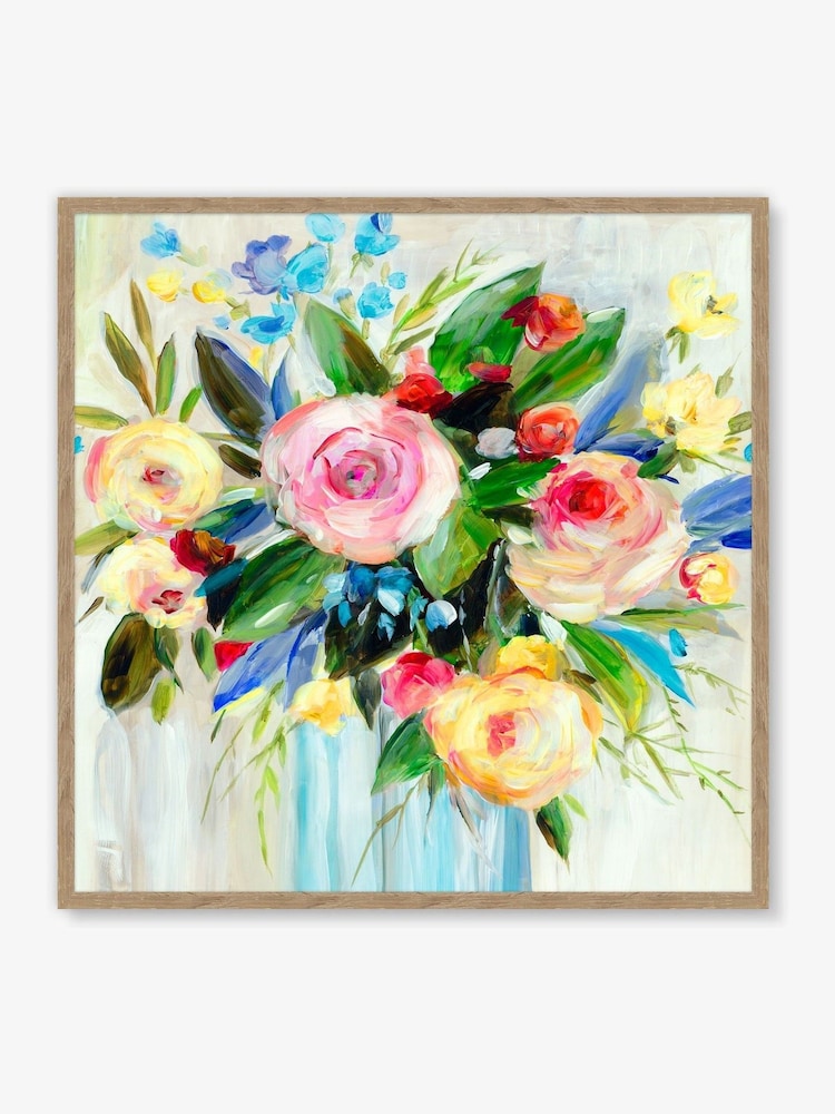Artko Birch Rose Bunch By Asia Jenson Framed Art - Image 2 of 3
