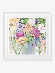 Artko White Garden Song By Susan Pepe Framed Art - Image 2 of 3